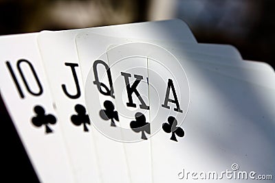 Poker game Stock Photo