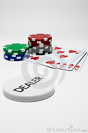 Poker game Stock Photo