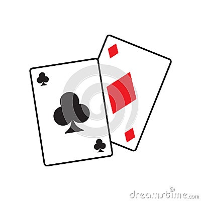 Poker icon graphic design template vector illustration Vector Illustration