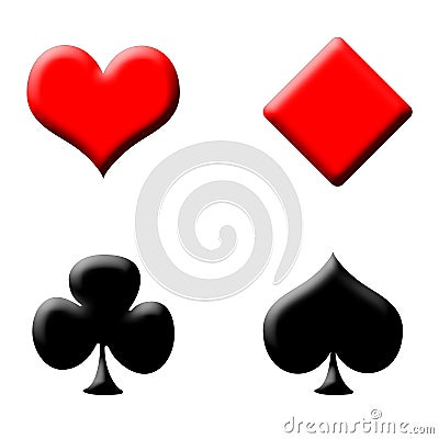 Poker symbols Stock Photo