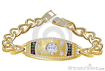 Poker Trophy Bracelet Stock Photo