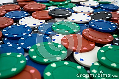 Pokerchips Stock Photo