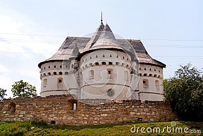 The Pokrova church fortress is a unique architectural structure Stock Photo