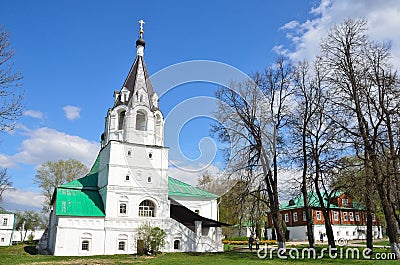 Pokrovskaya (Protection of Virgin) church in Alexander Sloboda, Vladimir region, Golden ring of Russia Stock Photo