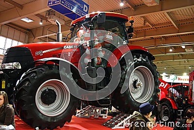 POLAGRA PREMIERY 2010 - Case Tractor Editorial Stock Photo