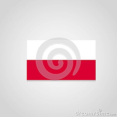 Poland Flag Vector Vector Illustration