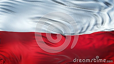 POLAND Realistic Waving Flag Background Stock Photo