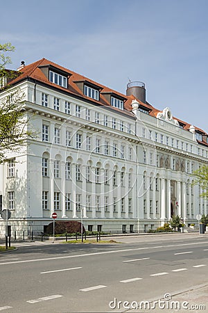 Poland, Upper Silesia, Gliwice, Administrative Court Building Stock Photo