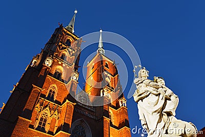 Poland, Wroclaw, Ostrow Tumski Stock Photo