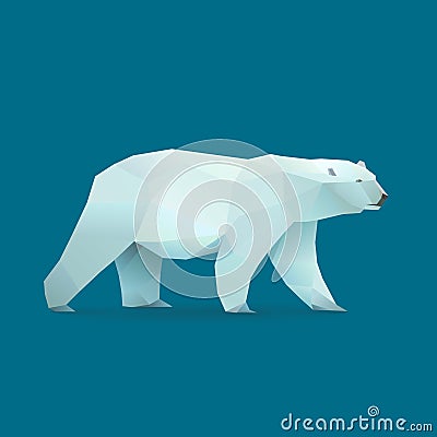 Polar bear Vector Illustration