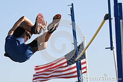Pole Vault Competition Editorial Stock Photo