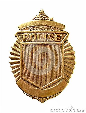 Police Badge Stock Photo