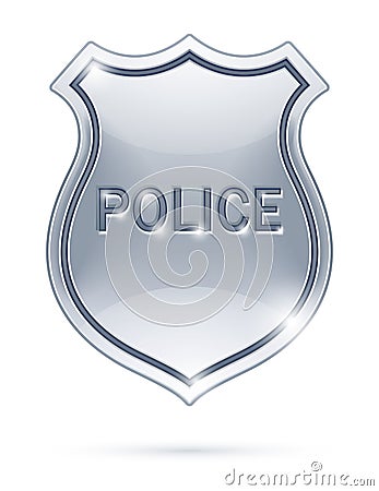 Police badge Vector Illustration