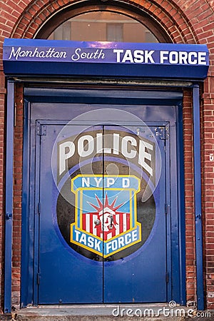 New York Police Station Editorial Stock Photo