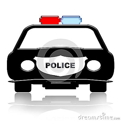 Police Car Stock Photo