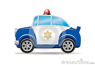 Police car cartoon Cartoon Illustration