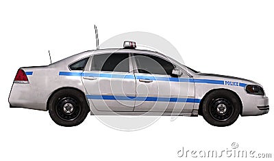 Police Car Stock Photo