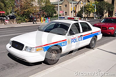 Police cruiser Editorial Stock Photo