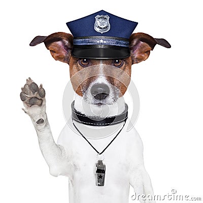 Police dog Stock Photo