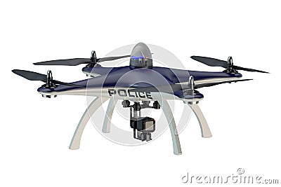 Police Drone Stock Photo