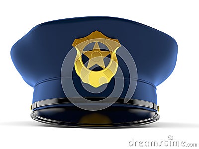 Police hat Stock Photo