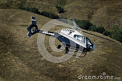 Police Helicopter Editorial Stock Photo