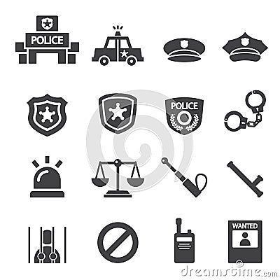 Police icon Vector Illustration