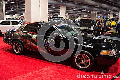 Police Interceptor special edition car Editorial Stock Photo