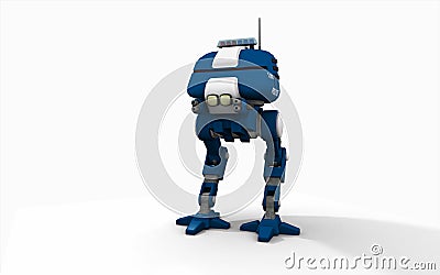 Police robot Stock Photo