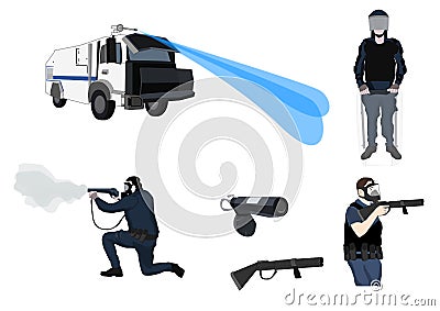 Police and Social Incidents Vehicle Stock Photo