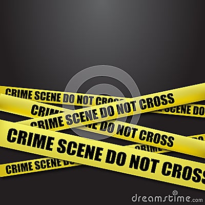 Police tape Stock Photo