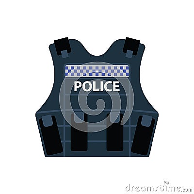 Police vest icon Vector Illustration