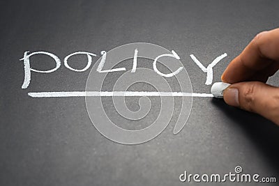 Policy Stock Photo