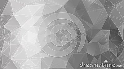 Poligonal monochrome background. Vector illustration Vector Illustration