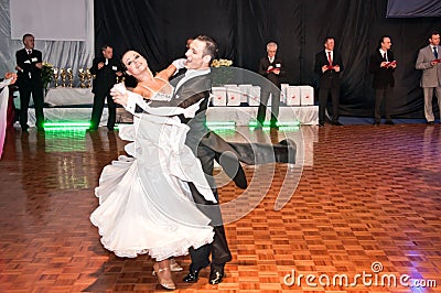 Polish championship in the ballroom dance Editorial Stock Photo