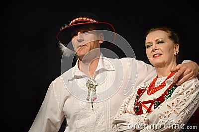 Polish Couple Editorial Stock Photo