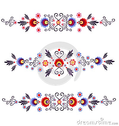 Polish folk - inspiration Vector Illustration