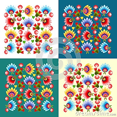 Polish folk pattern Vector Illustration