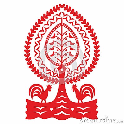 Polish folk pattern Vector Illustration