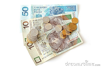 Polish money Stock Photo