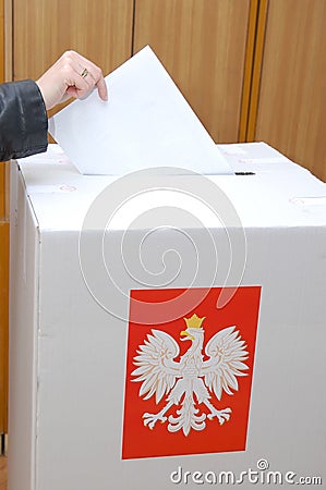 Polish Parliamentary election Editorial Stock Photo