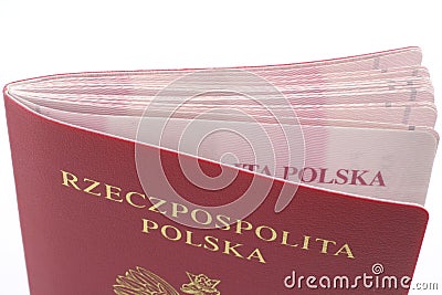 Polish Passport #2 Stock Photo