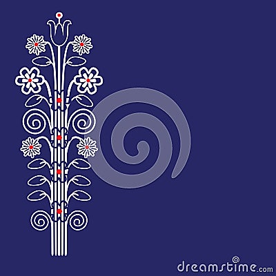 Polish pattern folk Vector Illustration