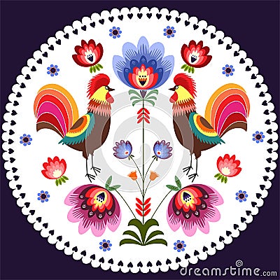 Polish pattern Vector Illustration