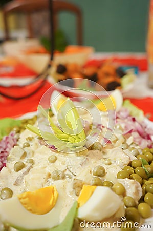 Polish salad Stock Photo