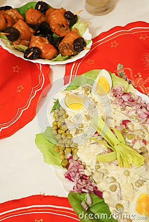 Polish salad Stock Photo