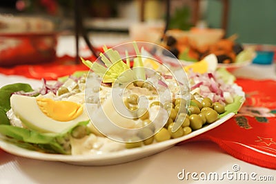 Polish salad Stock Photo