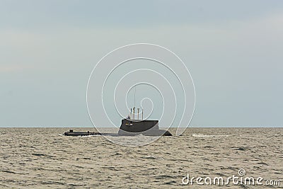 Polish submarine ORP Bielik Editorial Stock Photo