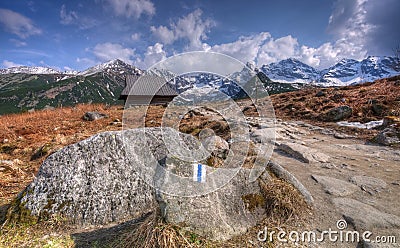 Polish Tatra mountains Hala Gasienicowa valley Stock Photo