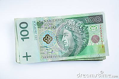 Polish zloty Stock Photo